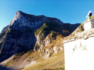 la cima Cars dal rifugio privato Sandro Comino