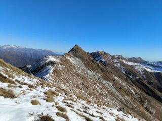 Punta Marsè salendo alla Bellavarda
