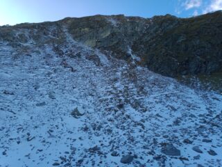 Parte di inizio prima del traversone finale