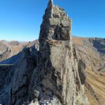 Vista del lato del terzo dente su cui va eseguita la doppia per arrivare al colletto Emma