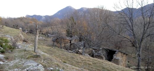 Discesa su mulattiera per Stalle Calvetto 