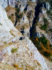 un tratto del sentiero di discesa 