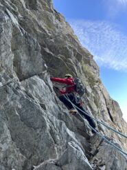 Aggiramento del masso incastrato