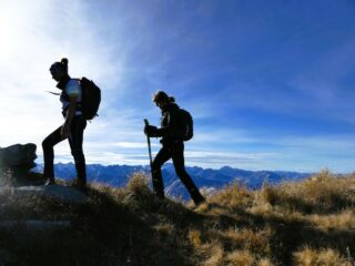 In dorsale, con le Marittime sullo sfondo 