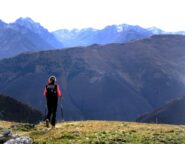In discesa verso il gias La Sella