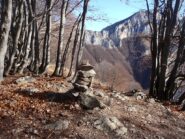 Punta Balmarossa il punto più elevato del percorso 