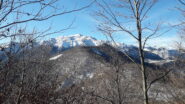 dal M.Bianco al fondo il M. Bussaia..