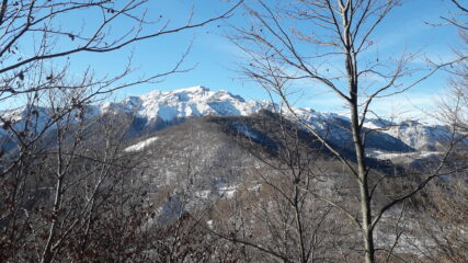 dal M.Bianco al fondo il M. Bussaia..