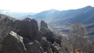dalla cresta verso valle..