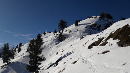 dal Col Begino al fondo la meta..