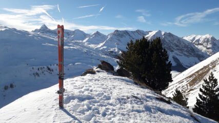 dal Begino al fondo a sx il Gran Pic de Rochebrune..