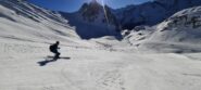 Neve leggermente abborbidita anche nella parte centrale 