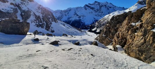 Da qui sciata su neve dura poco piacevole