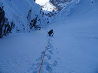Tanta neve da tracciare tra i due salti principali