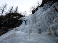 Il risalto ripido a fine cascata