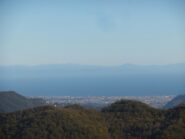 Panorama verso il mare dal crinale 
