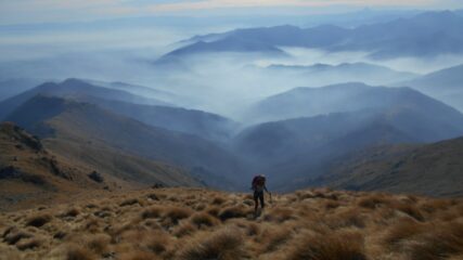 Verso la cima dell'Angiolino