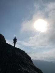 In discesa dalla Biurca verso il bivacco