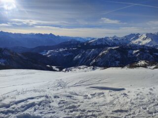Chamois vista dal santuario clavalité 