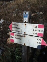 indicazioni sul percorso