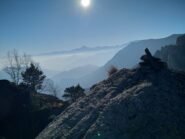 Al termine della salita, panorama splendido.