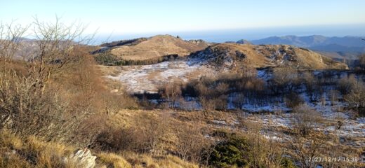 Discesa verso il Colle San Bartolomeo 