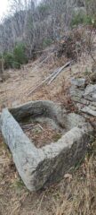 Vasca in pietra a Scialva