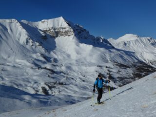 In salita, si respira l'inverno qui...