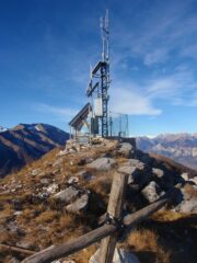 antenne sulla cima Piastra 