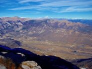la Piana di Demonte dalla cima 