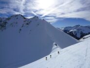 Dal colle verso la cima