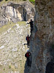 Prima sezione: variante facile di sinistra