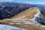 Discesa verso il Bec Rosso