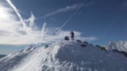 Arrivo in cima alla quota m.2760