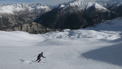 Verso gli impianti di Sainte Anne