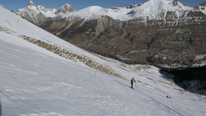 Risalendo i pendii del ravin de la Tourtelle
