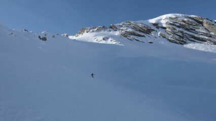 Discesa dal col della Croupe de la Tourtelle