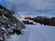 Situazione neve arrivando alle Piane.