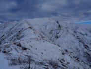 La dorsale vista dalla Cima del Ventolaro.