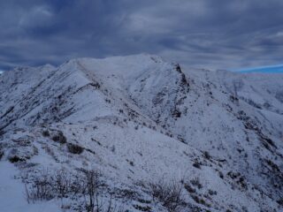 La dorsale vista dalla Cima del Ventolaro.