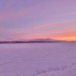 Il Lago Torneträsk dalla riva