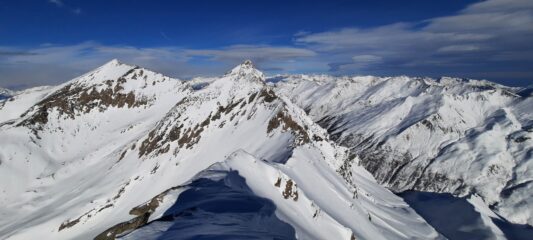 Verso Rocce Rouit, Platasse e val Troncea