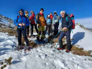 Senior al colle del lago bianco