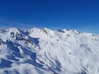 Vista verso il Bec de l'Aigle