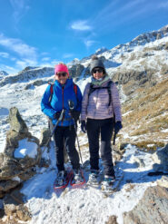 Daniela e Valentina al colle di raty 2278 m.