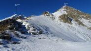 La cresta finale vista dal Pizun.