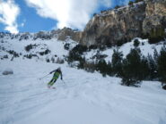 discesa nella Combe Malzen