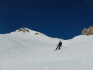 discesa su bella neve