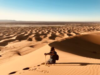 Merzouga in lontananza
