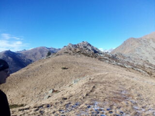 Ormai a pochi minuti dalla piccola cima.